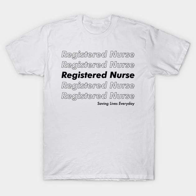 Registered Nurse T-Shirt by labstud